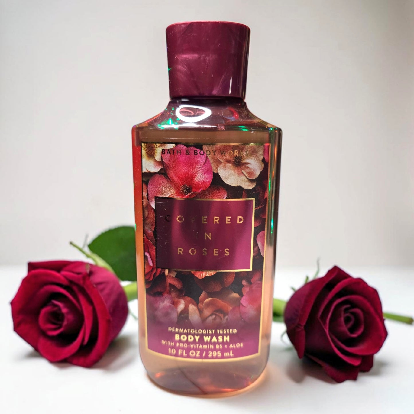 New Bath and Body Works Covered in Roses Body Wash, Shower Gel 10oz