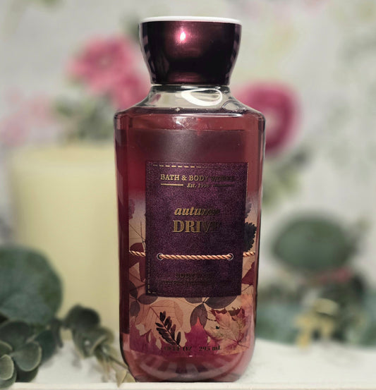 New Bath and Body Works Autumn Drive Body Wash, Shower Gel 10 fl oz 