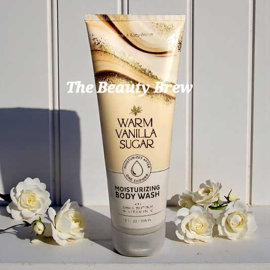 New Warm Vanilla Sugar Moisturizing Body Wash by Bath and Body Works 10 fl oz