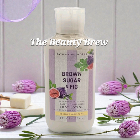 New Bath and Body Works Brown Sugar and Fig Daily Nourishing Body Lotion 8 fl oz