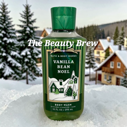 New Bath and Body Works Vanilla Bean Noel Body Wash  10 oz