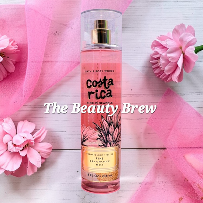 New Bath and Body Works Costa Rica Pink Pineapple Sunrise Body Mist, Body Spray