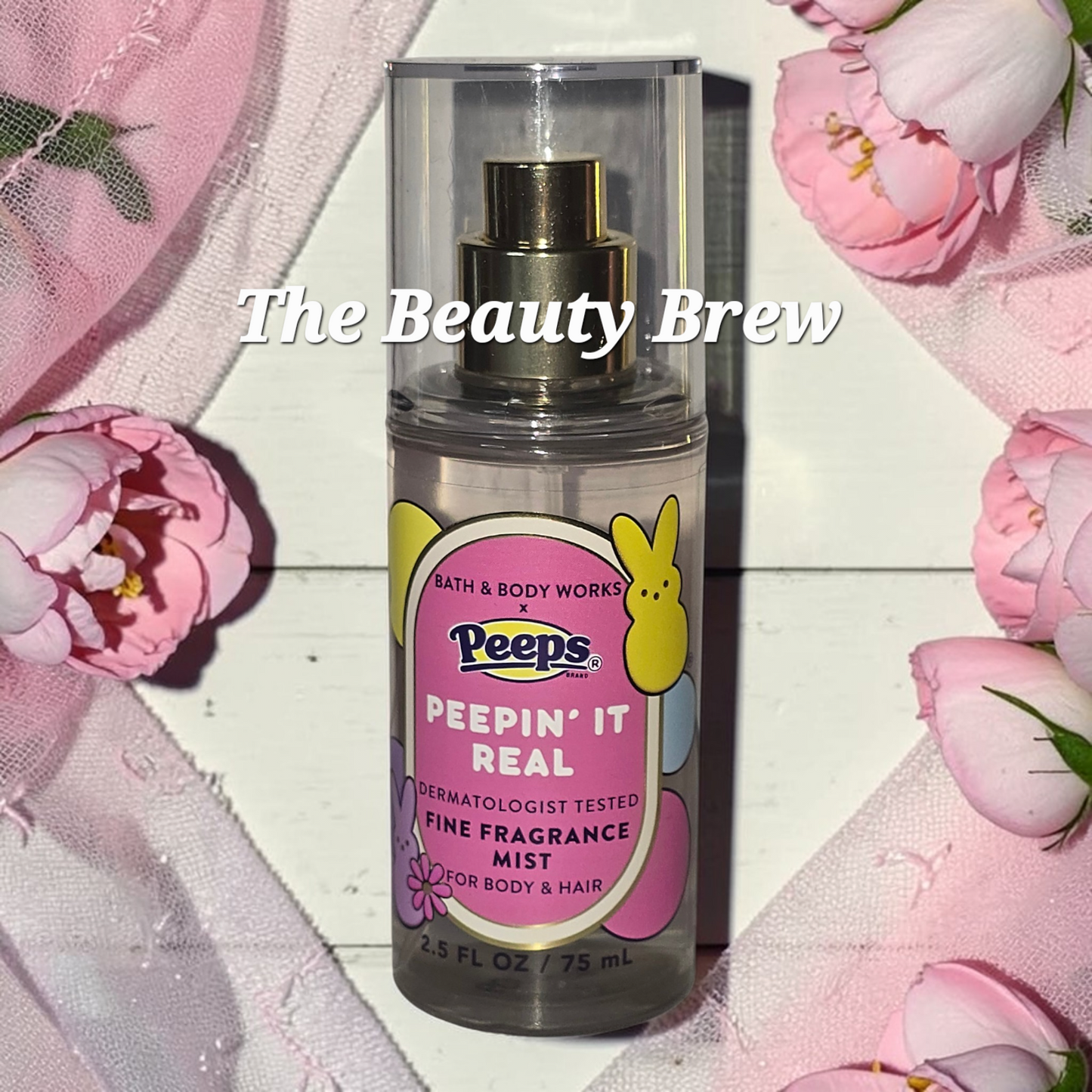 New Bath & Body Works “Peepin’ It Real” Travel Size Body Mist, Body Spray 2.5 oz
