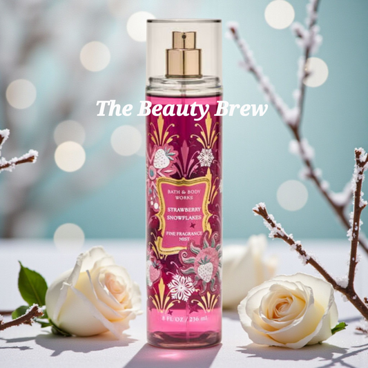 Bath & Body Works Strawberry Snowflakes Fine Fragrance Body Mist, Body Spray