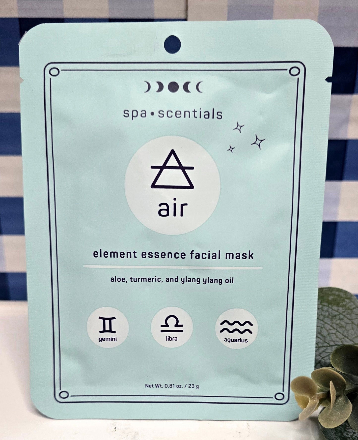 New Spa.Scentials 3 Pack Element Essence Facial Masks