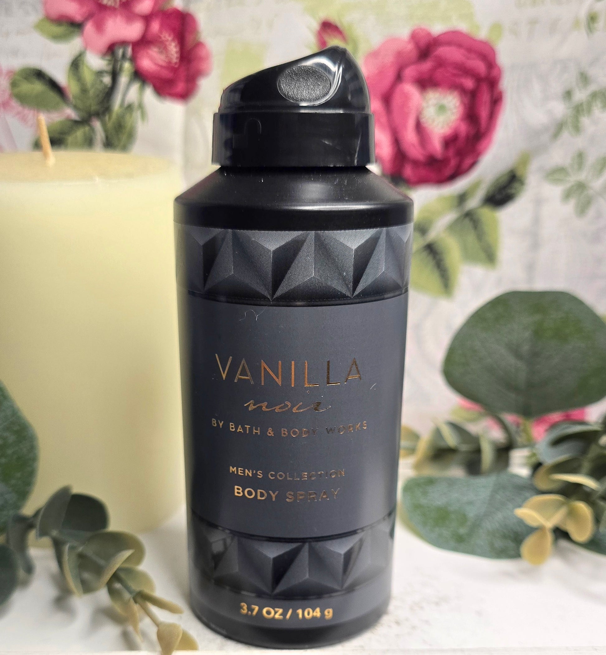 New Mens Collection Vanilla Noir Body Spray 3.7 fl oz by Bath and Body Works 