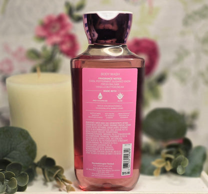 New Bath and Body Works Twisted Peppermint Body Wash, Shower Gel 10 fl oz