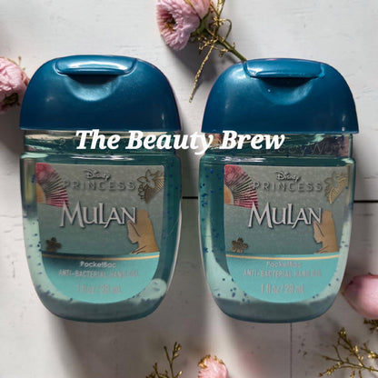 Bath & Body Works Disney Princess Mulan Set Of 2 PocketBacs Hand Sanitizers