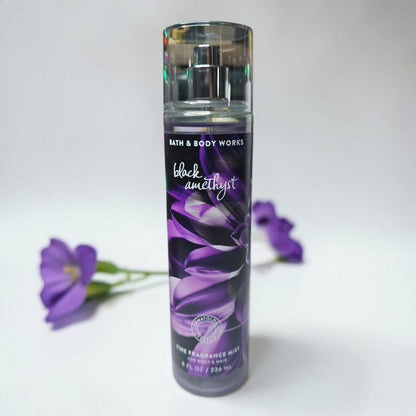New Bath and Body Works Black Amethyst Fine Fragrance Body Mist, Body Spray 8 oz