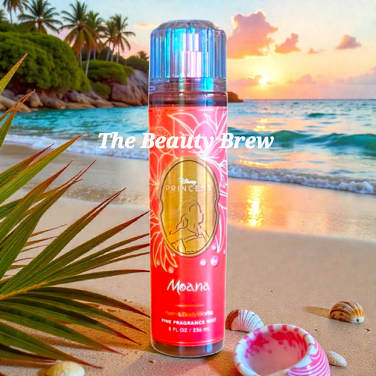 New Bath and Body Works Disney Princess Moana Fine Fragrance Body Mist, Body Spray 8 oz.