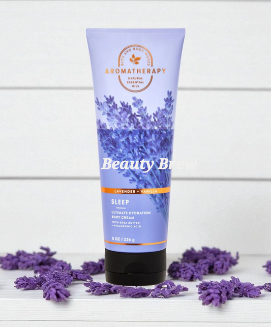 Bath and Body Works Aromatherapy Sleep Lavender and Vanilla Ultimate Hydration Body Cream