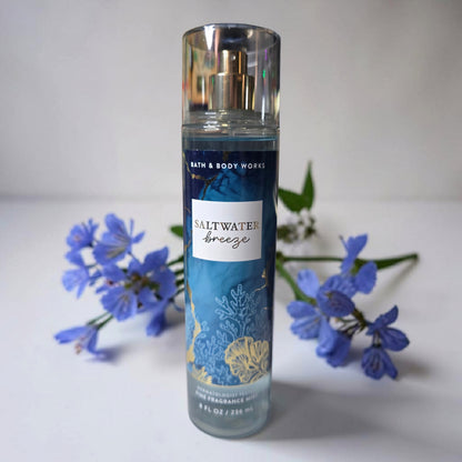 New Bath And Body Works Saltwater Breeze Fine Fragrance Body Mist, Body Spray