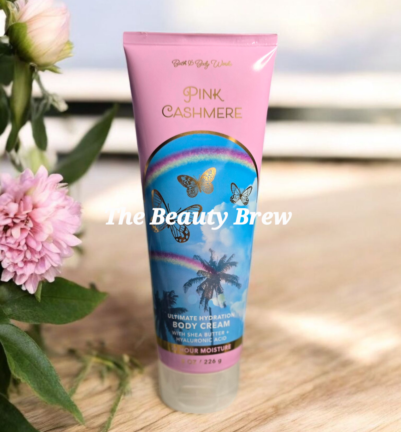 New Bath and Body Works Pink Cashmere Hydrating Body Cream 8 oz