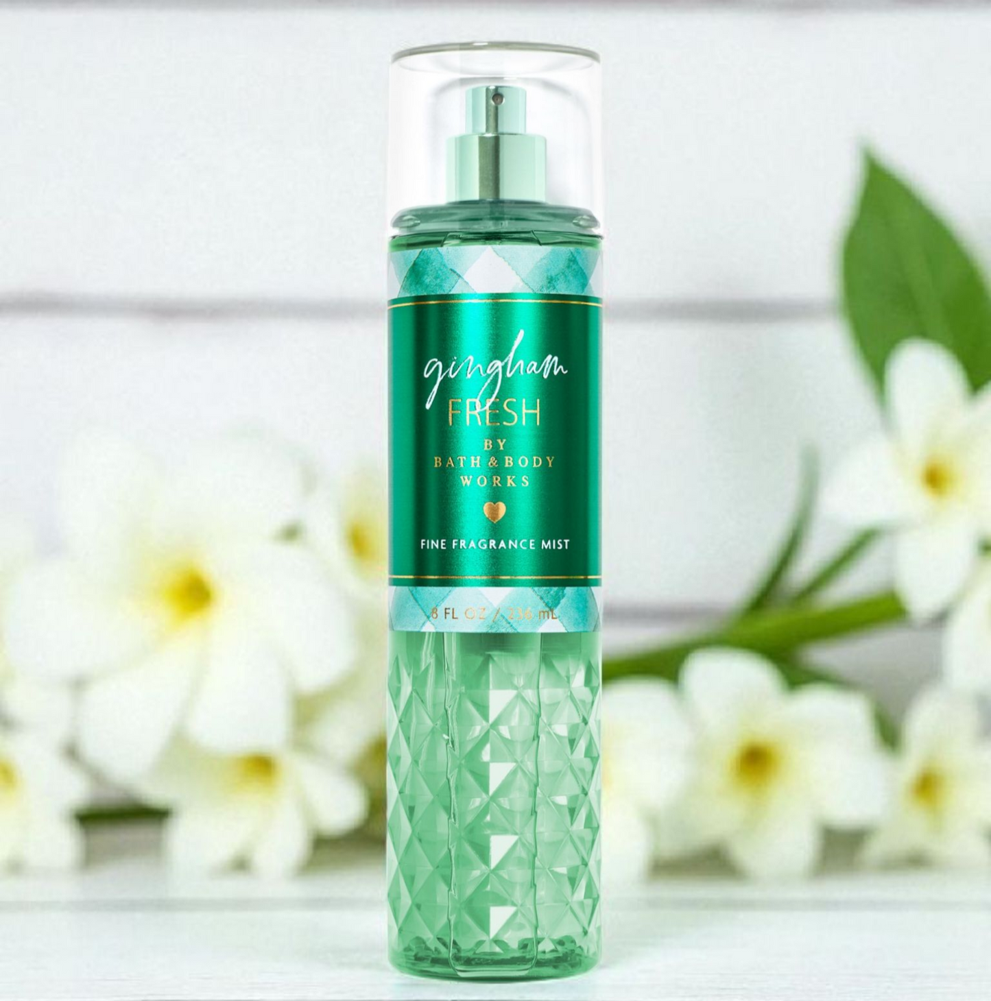 New Bath and Body Works Gingham Fresh Fine Fragrance Body Mist Body Spray 8 oz