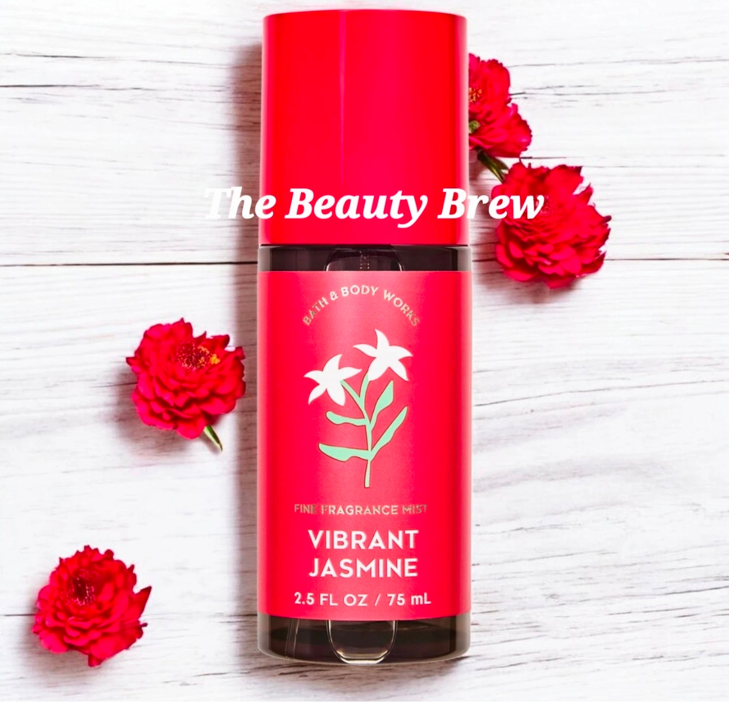 Bath & Body Works Travel Size “Vibrant Jasmine” Fine Fragrance Body Mist