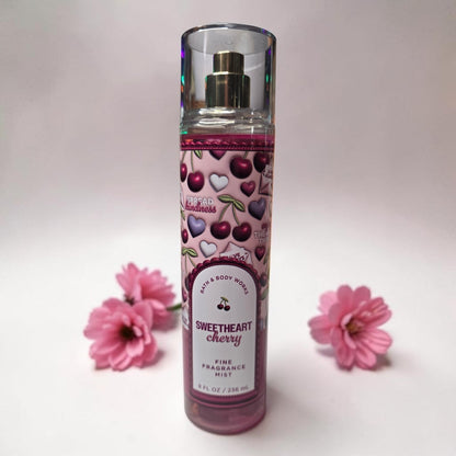 New Bath and Body Works Sweetheart Cherry Body Spray, Body Mist 8 oz