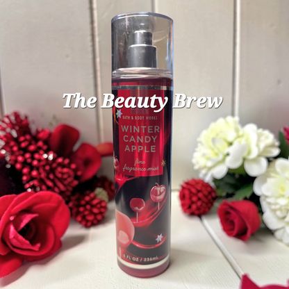 New Bath and Body Works Winter Candy Apple Body Mist, Body Spray 8 oz