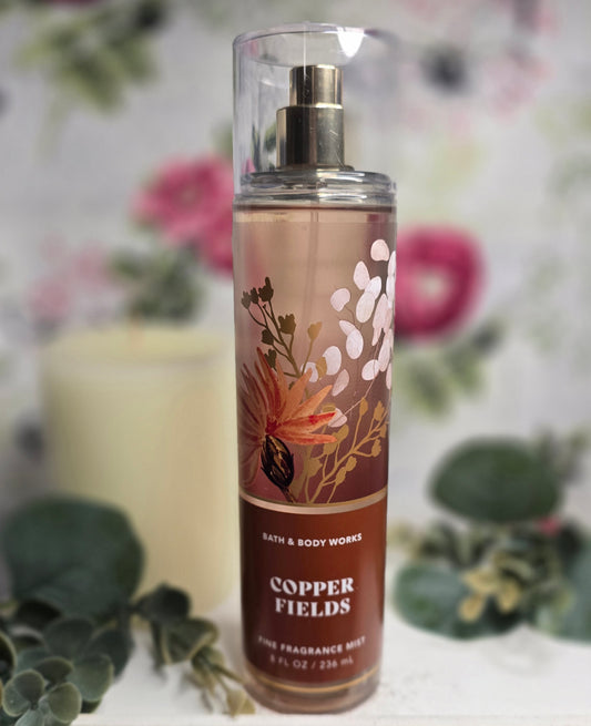 New Bath and Body Works Copper Fields Fragrance Body Mist, Body Spray 