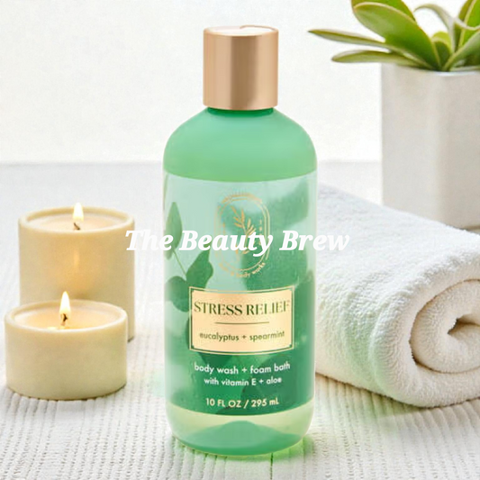 New Bath and Body Works Eucalyptus & Spearmint Body Wash And Foam Bath 10 oz