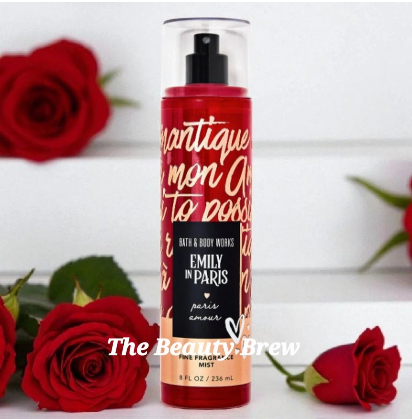 New Bath and Body Works  Paris Amour Fine Fragrance Body Spray, Body Mist 8 oz