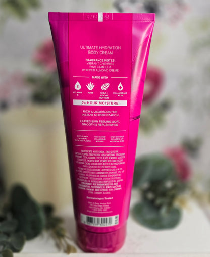 New Bath and Body Works Perfect In Pink Ultimate Hydration Body Cream 8 fl oz