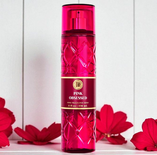 New Bath and Body Works Pink Obsessed Fine Fragrance, Body Mist, Body Spray 8 oz