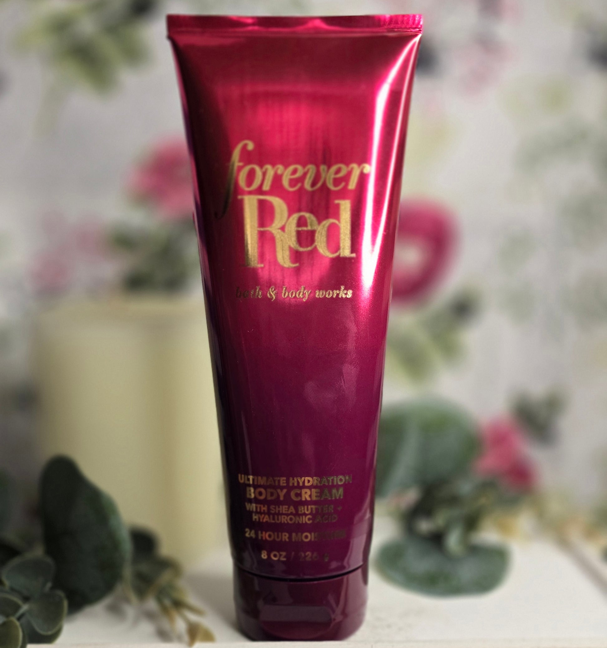 New Bath and Body Works Forever Red Ultimate Hydration Body Cream 8 oz
