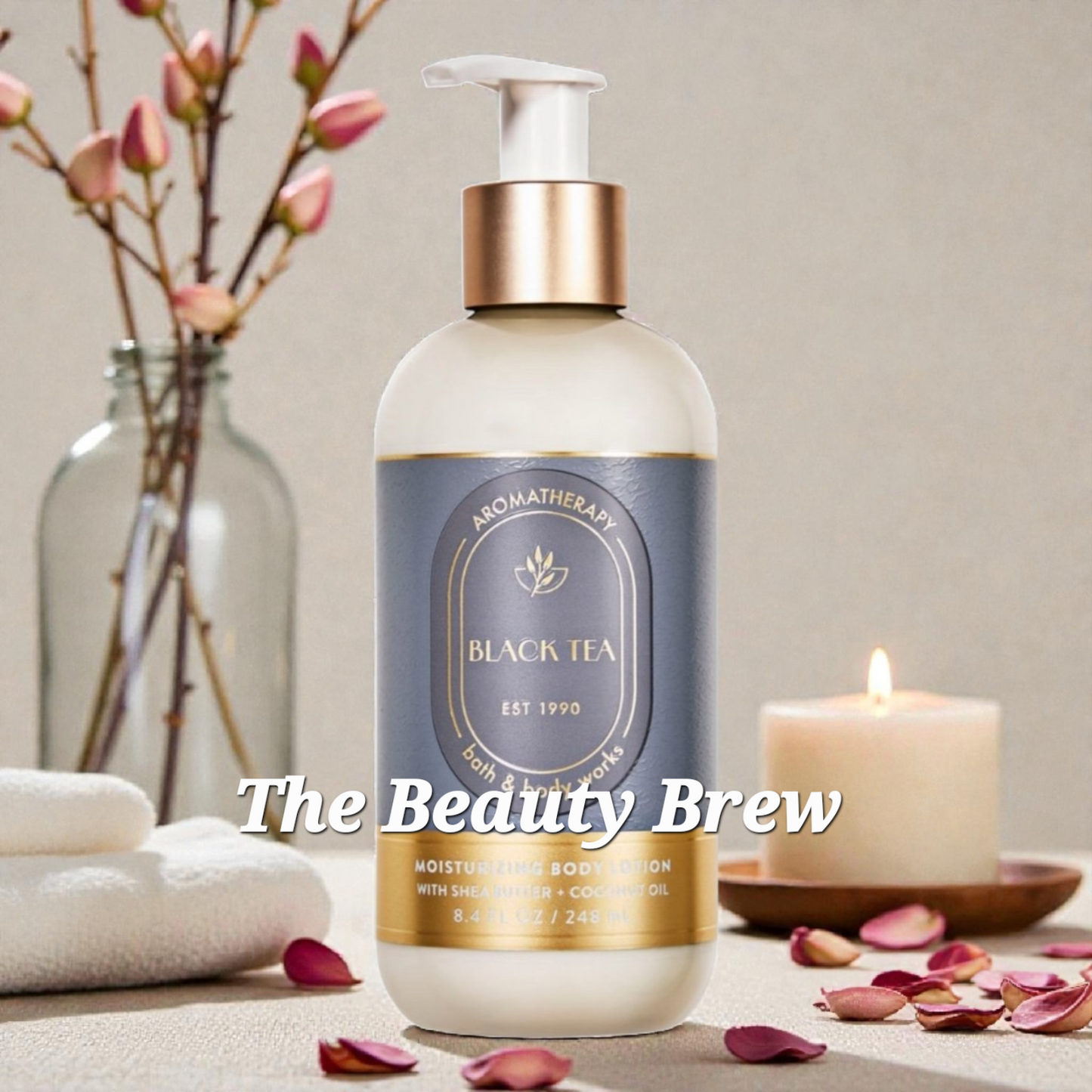 New Bath and Body Works Aromatherapy Black Tea Body Lotion