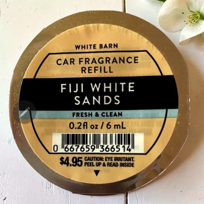 Bath And Body, White Barn's Fiji White Sands Scentportables Fragrance Car Refill