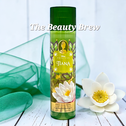 New Bath and Body Works Disney Princess Tiana Body Mist, Body Spray 8 fl oz