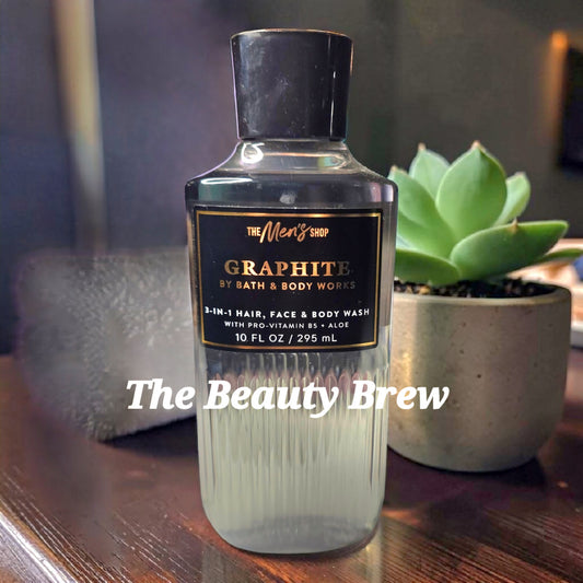New Bath and Body Works Graphite 3-in-1, Face, Body and Hair Wash 10 oz