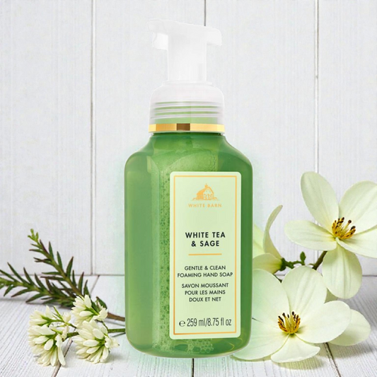 New White Barn White Tea and Sage Gentle and Clean Foaming Hand Soap 8.75 fl oz