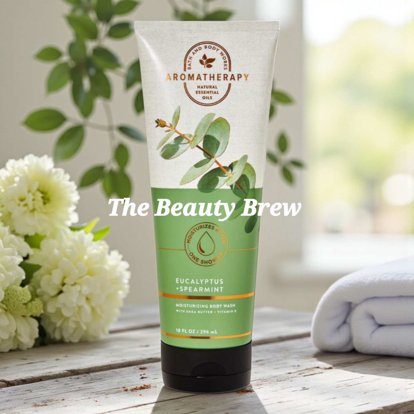 New Bath and Body Works Eucalyptus and Spearmint Moisturizing Body Wash 10 fl oz