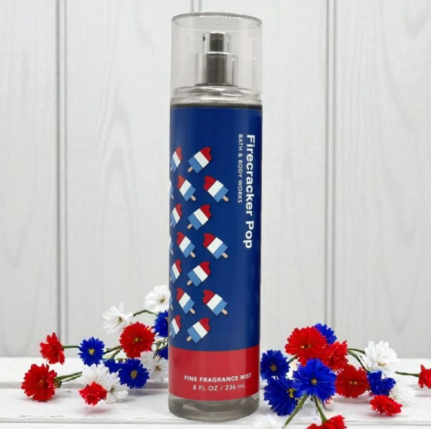 New Bath and Body Works Firecracker Pop Body Mist, Body Spray 8 oz