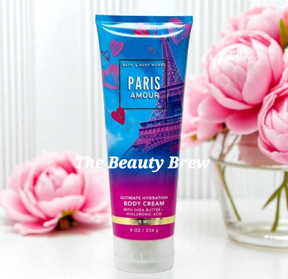 New Bath and Body Works Paris Amour Ultimate Hydration Body Cream 8 fl oz.