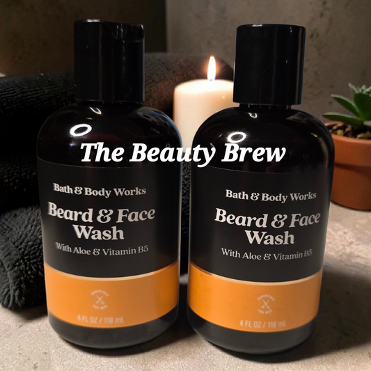 Bath And Body Works 2 Pc Men's Collection Beard & Face Wash (Lavender and Sage)