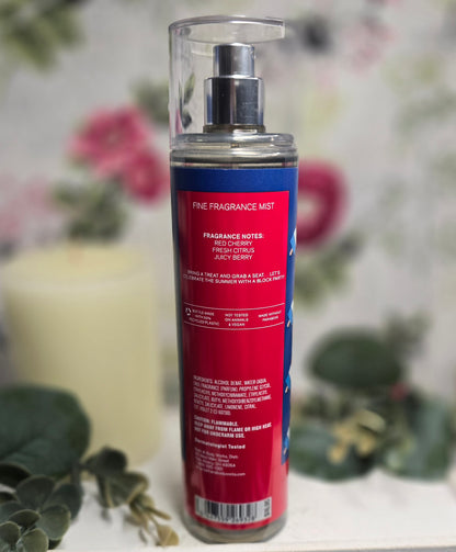 New Bath and Body Works Firecracker Pop Body Mist, Body Spray 8 oz