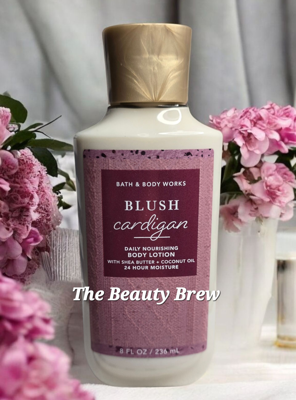 New Bath and Body Works Blush Cardigan Daily Nourishing Body Lotion