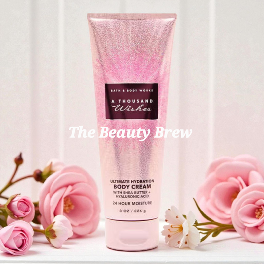 New Bath and Body Works A Thousand Wishes Ultimate Hydration Body Cream 8 fl oz