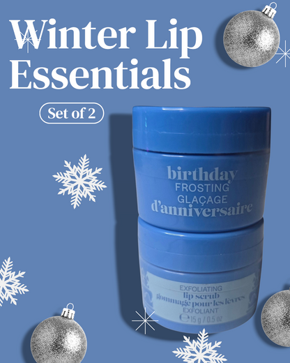 New Bath and Body Works Set of 2 Nourishing Birthday Frosting Exfoliating Lip Scrub