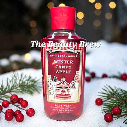 New Bath and Body Works Winter Candy Apple Body Wash, Shower Gel