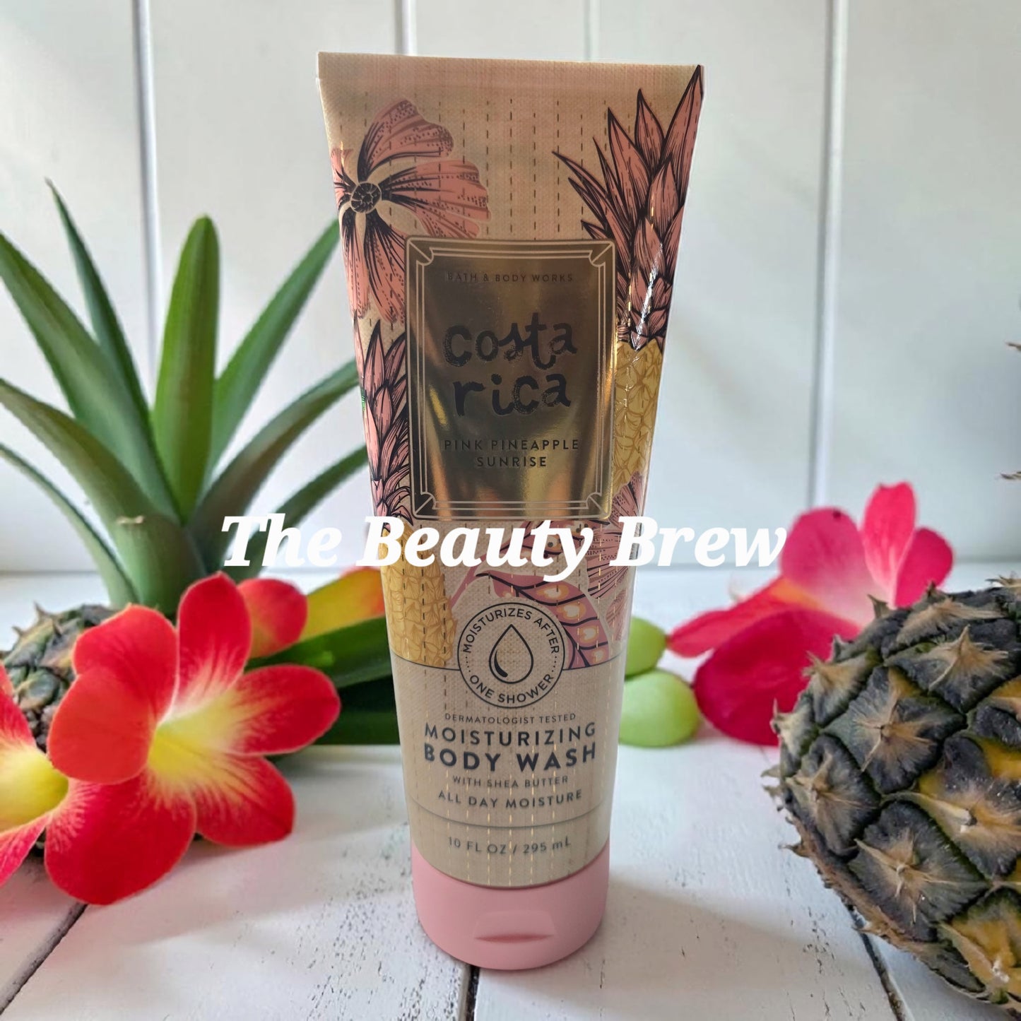 Bath and Body Works Costa Rica Pink Pineapple Sunrise Moisturizing Body Wash 10 fl oz