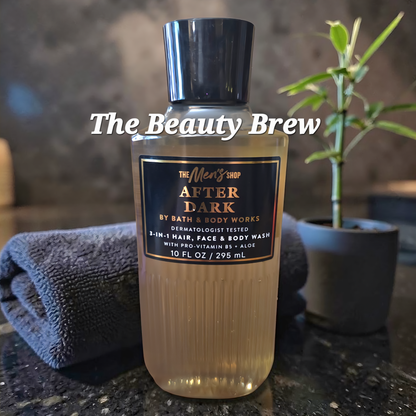 New Bath and Body Works Mens Collection After Dark 3 in 1 Hair, Face and Body Wash 10oz