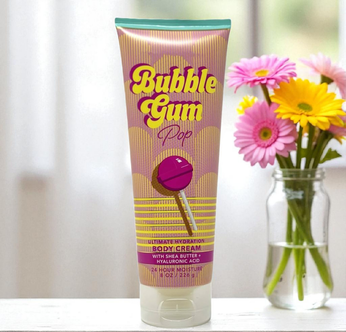 New Bath and Body Works Bubble Gum Pop Pop Ultimate Hydration Body Cream