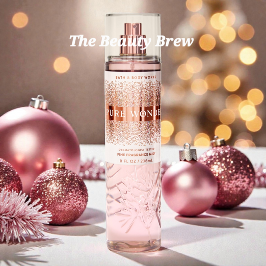 New Bath and Body Works Pure Wonder Fine Fragrance Body Mist, Body Spray 8 fl oz