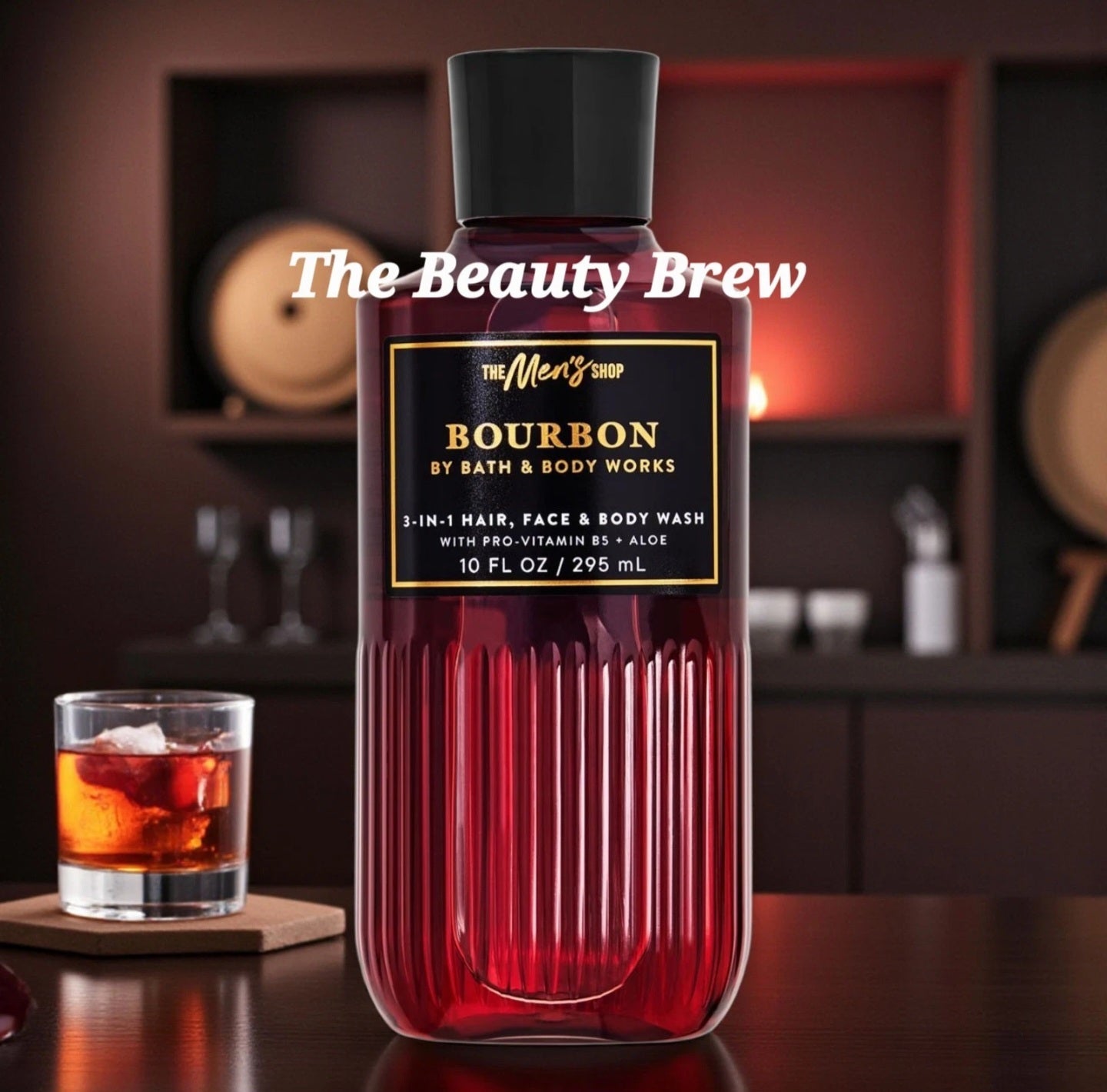 New Bath and Body Work's Men's Bourbon 3-In-1 Hair, Face and Body Wash