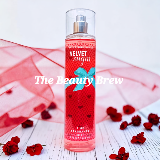 New Bath and Body Works Velvet Sugar Fine Fragrance Body Spray, Body Mist 8 oz