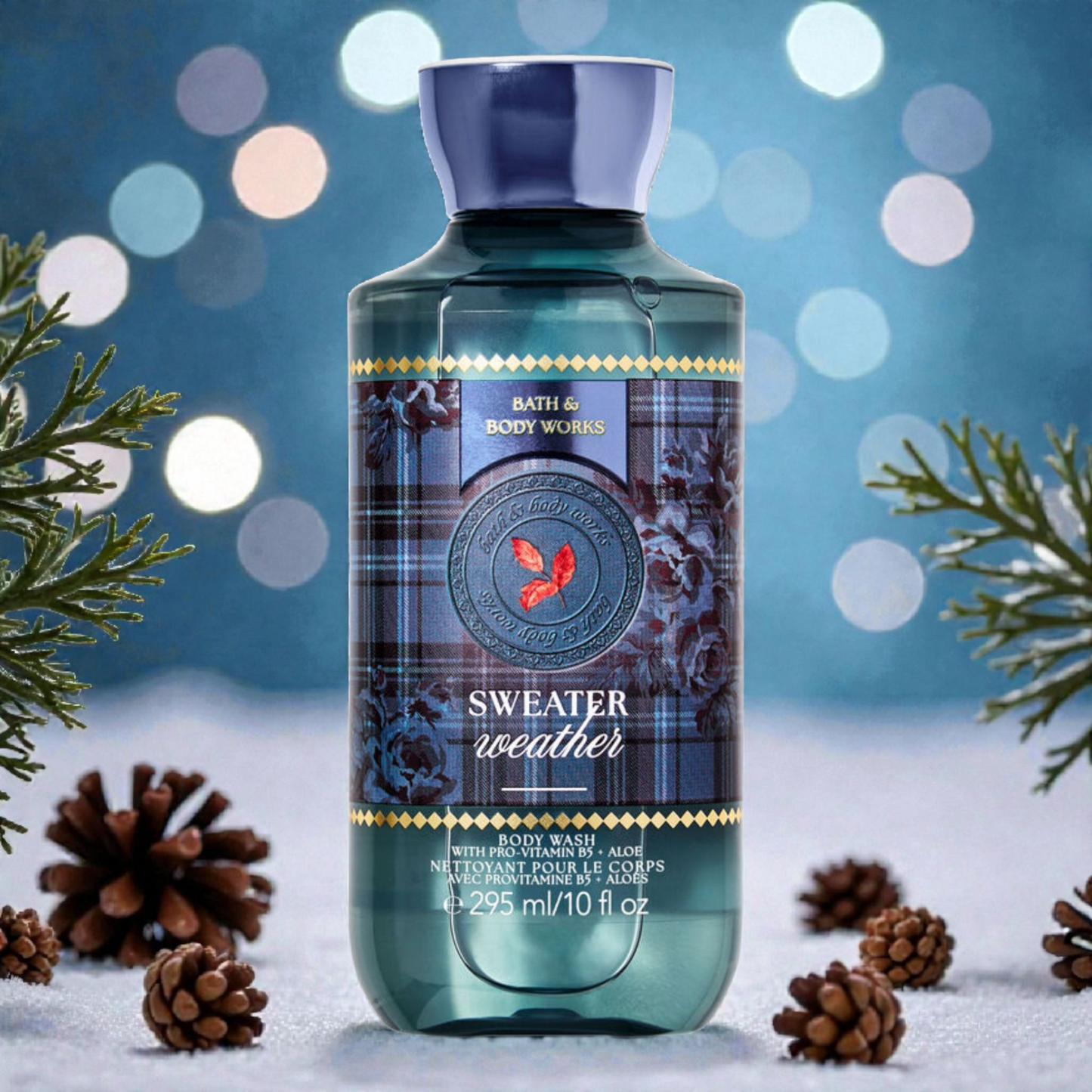 New Bath and Body Works Sweater Weather Body Wash, Shower Gel 10 fl oz