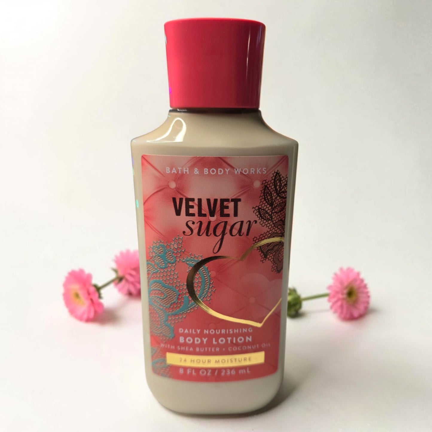 New Bath and Body Works Velvet Sugar Body Moisturizing Body Lotion 8 oz