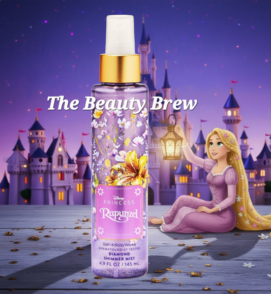 New Bath and Body Works Disney Princess Rapunzel Diamond Shimmer Body Mist, Body Spray
